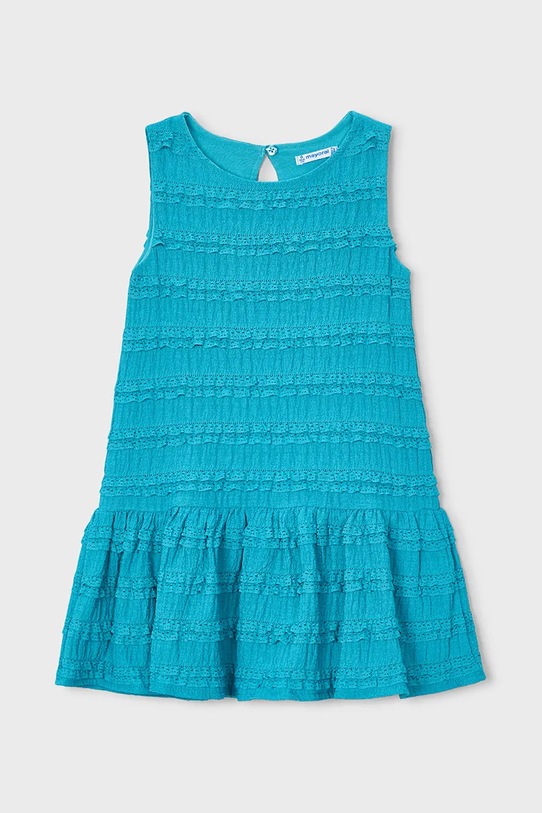 Dječja haljina Mayoral mini tirkizna 3945.6N.Mini.PPY2