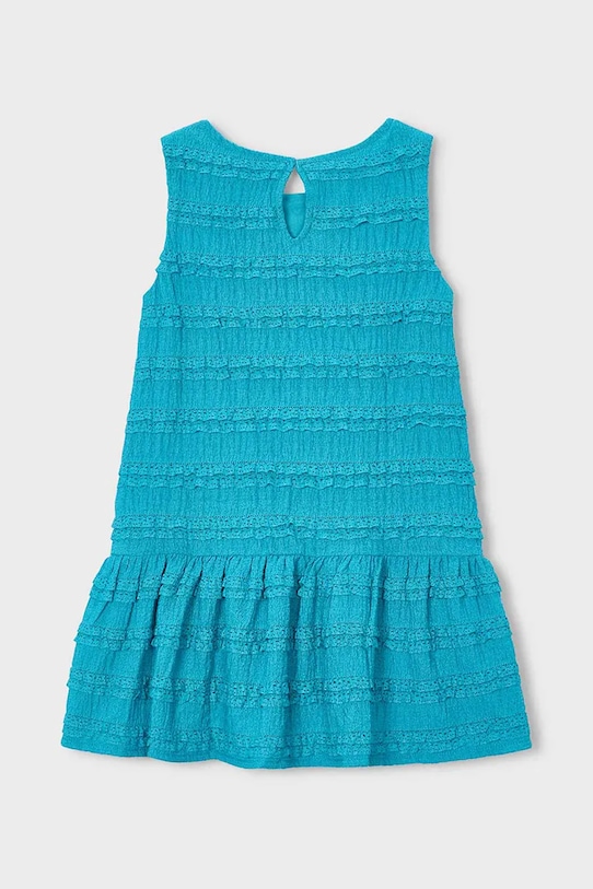 Dječja haljina Mayoral 3945.6N.Mini.PPY2 tirkizna SS26