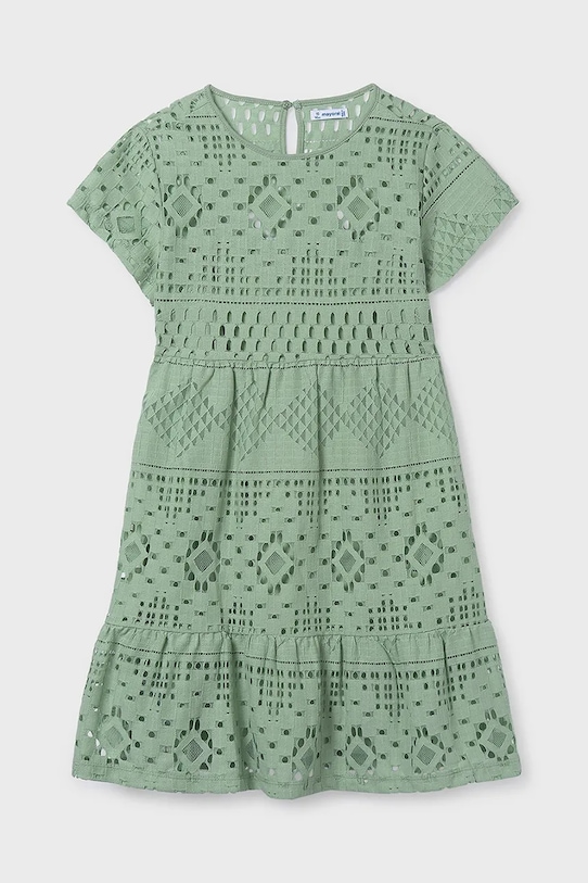 Dievčenské šaty Mayoral 6904.8A.Junior.PPY2 zelená SS26