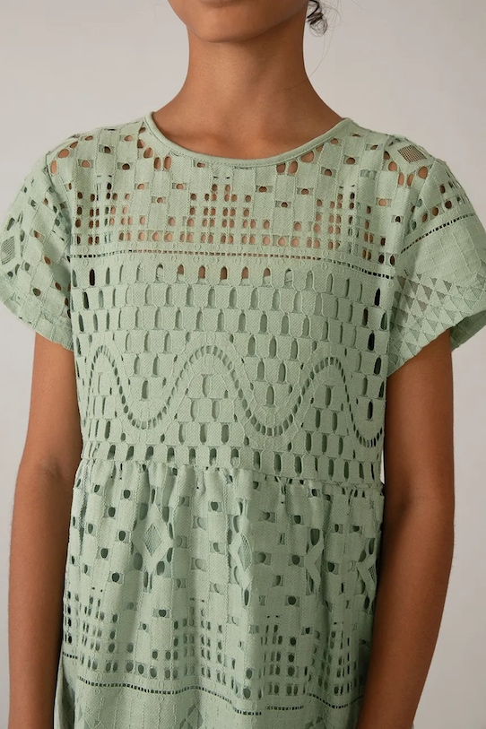 Dievčenské šaty Mayoral 6904.8A.Junior.PPY2 zelená