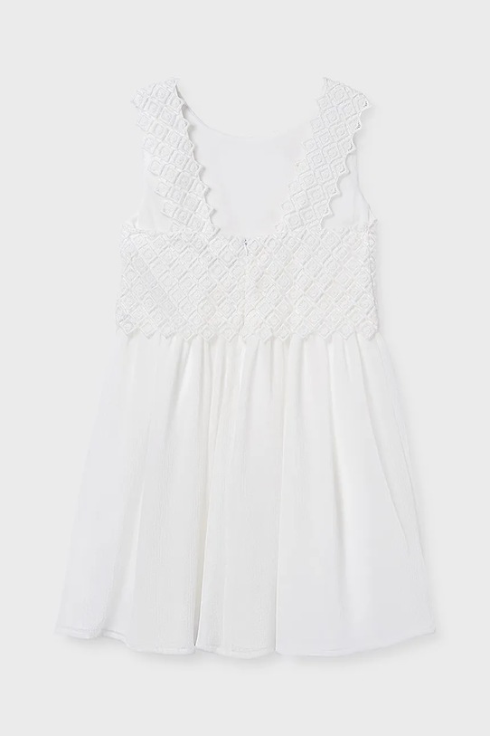 Dziewczynka Mayoral sukienka dziecięca 6905.8A.Junior.PPY2 biały