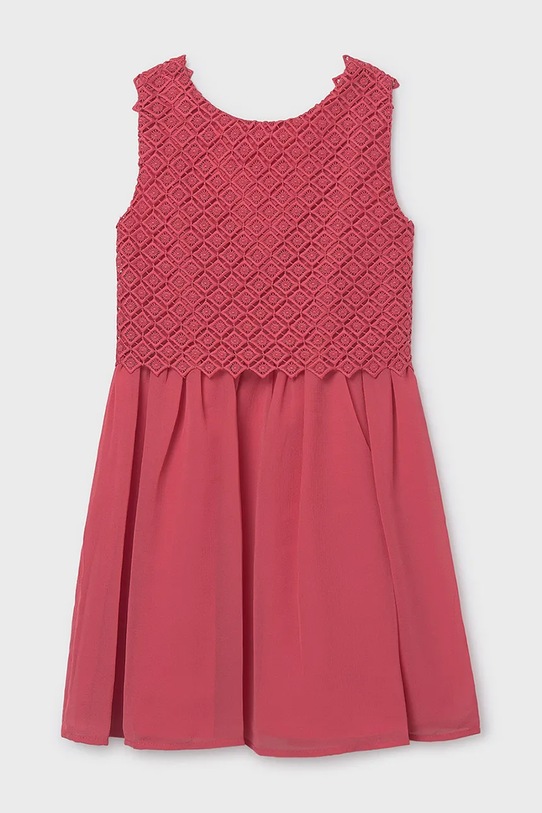 Mayoral sukienka dziecięca rozkloszowany różowy 6905.8A.Junior.PPY2