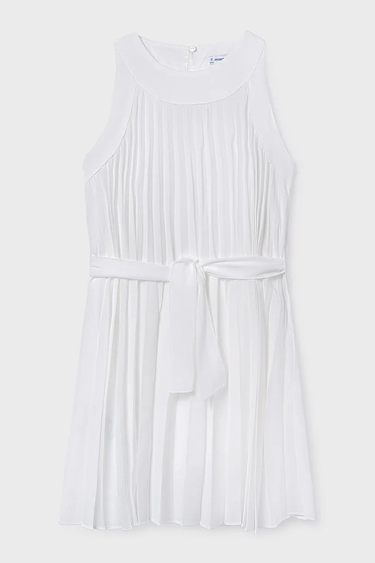 Dječja haljina Mayoral mini bijela 6908.8B.Junior.PPY2