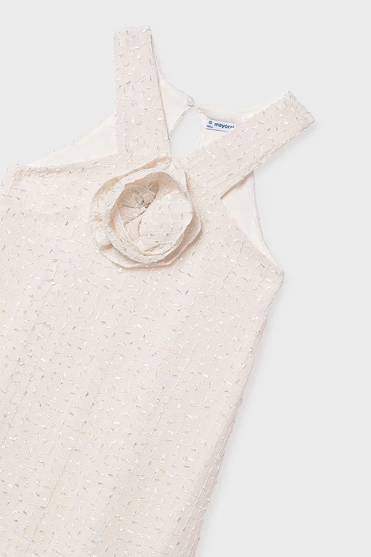 Mayoral sukienka dziecięca beżowy 6909.8B.Junior.PPY2
