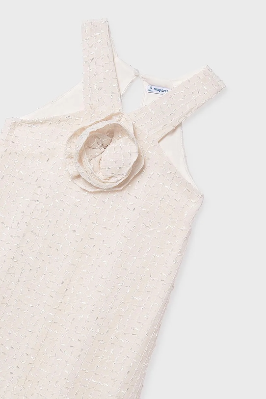 Mayoral sukienka dziecięca beżowy 6909.8B.Junior.PPY2