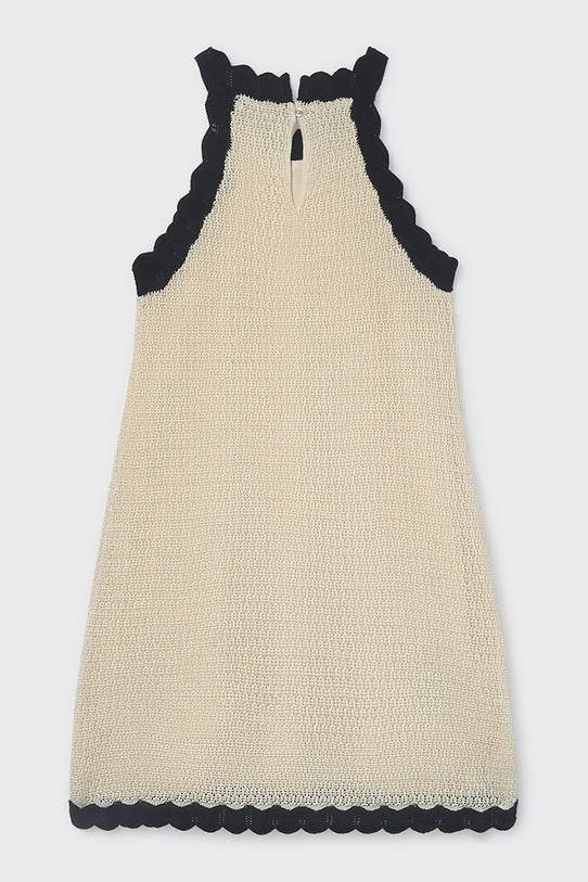 Mayoral sukienka bawełniana dziecięca 6911.8C.Junior.PPY2 biały SS26