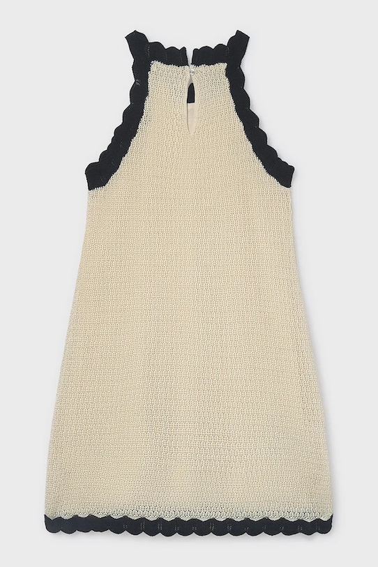 Mayoral sukienka bawełniana dziecięca 6911.8C.Junior.PPY2 biały SS26