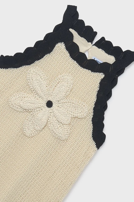 Dziewczynka Mayoral sukienka bawełniana dziecięca 6911.8C.Junior.PPY2 biały