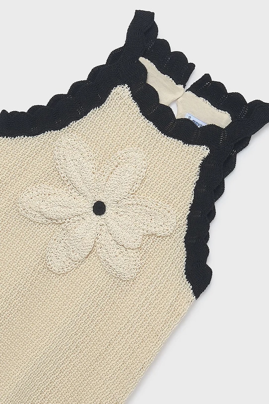 Dziewczynka Mayoral sukienka bawełniana dziecięca 6911.8C.Junior.PPY2 biały