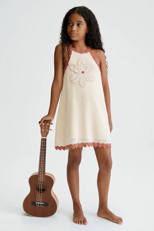 Otroška bombažna obleka Mayoral 6911.8C.Junior.PPY2