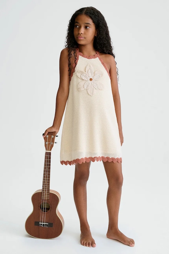 Otroška bombažna obleka Mayoral 6911.8C.Junior.PPY2