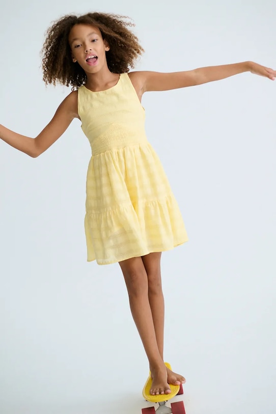 Mayoral rochie din bumbac pentru copii 6913.8F.Junior.PPY2