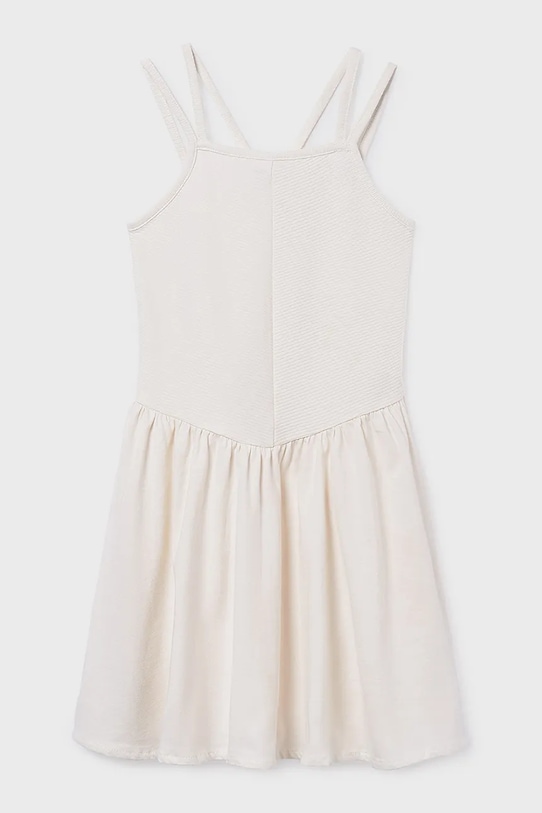 Mayoral sukienka dziecięca z elastanem biały 6916.8H.Junior.PPY2