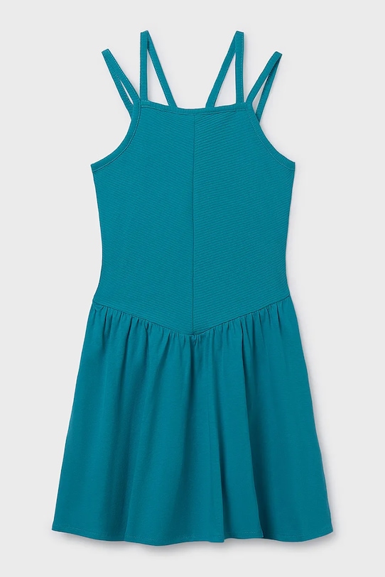 Dječja haljina Mayoral pletivo tirkizna 6916.8H.Junior.PPY2