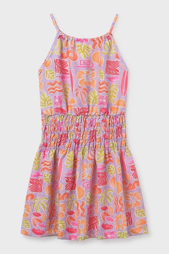 Dziewczynka Mayoral sukienka dziecięca 6917.8J.Junior.PPY2 fioletowy