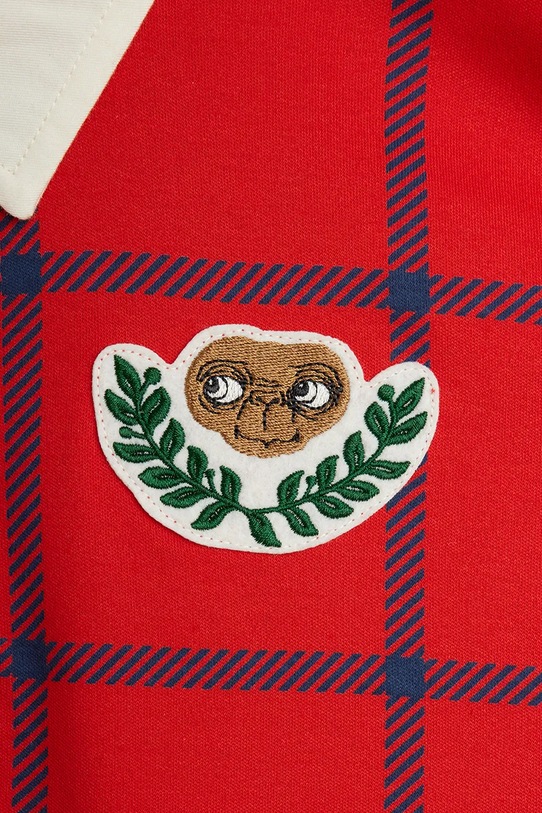 Mini Rodini sukienka bawełniana dziecięca E.T. czerwony 25850100