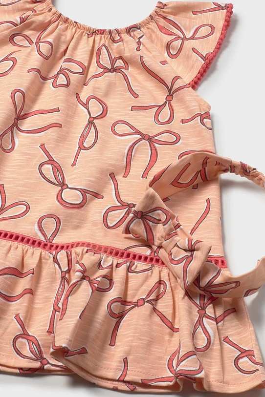 Dziewczynka Mayoral sukienka bawełniana dziecięca 1923.4J.Baby.PPY2 różowy