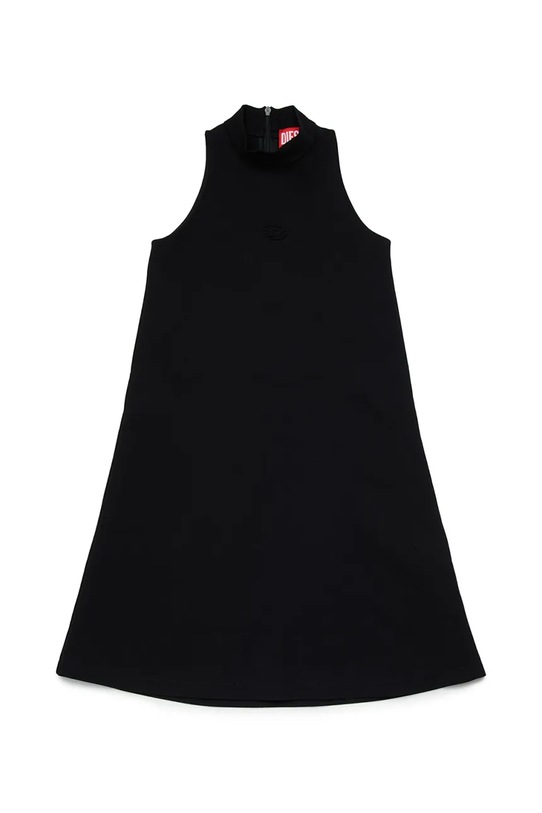 Diesel sukienka z wiskozą dziecięca DAMY DRESS z elastanem czarny J02632.KYATE