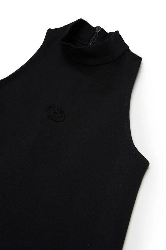 Dziewczynka Diesel sukienka z wiskozą dziecięca DAMY DRESS J02632.KYATE czarny