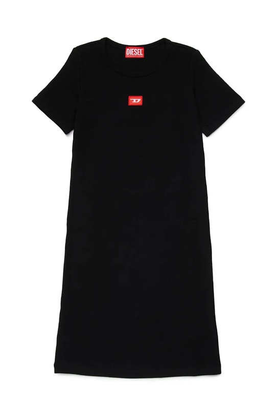 Παιδικό φόρεμα Diesel DPACI DRESS με ελαστάν μαύρο J02636.KYAZY