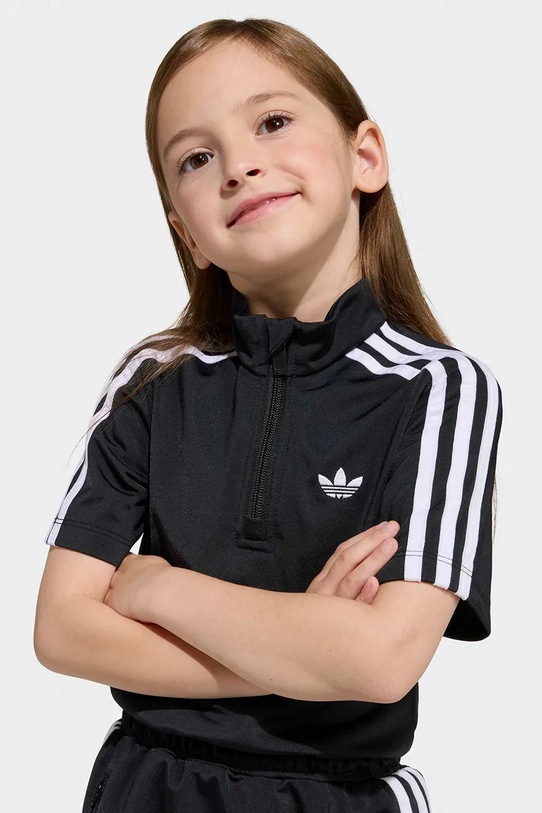 Παιδικό φόρεμα adidas Originals μαύρο KD3302