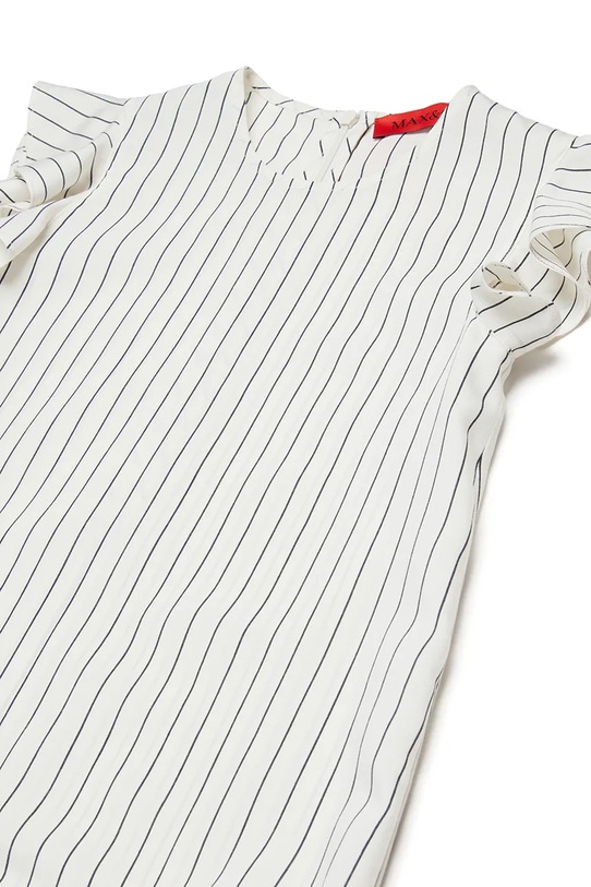 Dziewczynka Max&Co. sukienka z wiskozą MAXD51F DRESS MX0270.MX00W biały