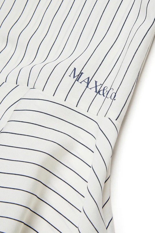 Max&Co. sukienka z wiskozą MAXD51F DRESS biały MX0270.MX00W