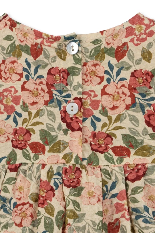 Lány Konges Sløjd baba pamut ruha BELLA FRILL ROMPER GOTS KS104691.PPY2 többszínű