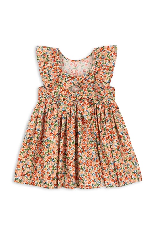 Dziewczynka Konges Sløjd sukienka bawełniana dziecięca CIANNA DRESS GOTS KS104732.PPY2 multicolor