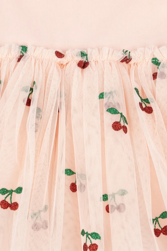 Konges Sløjd sukienka dziecięca BALLERINA DRESS KS104658.PPY2 różowy