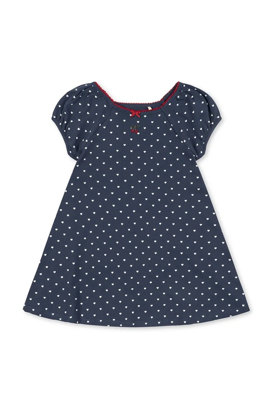 Konges Sløjd sukienka bawełniana dziecięca CLASSIC SS DRESS GOTS wzorzyste granatowy KS104734.PPY2