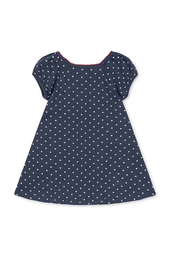 Konges Sløjd sukienka bawełniana dziecięca CLASSIC SS DRESS GOTS KS104734.PPY2 granatowy SS26