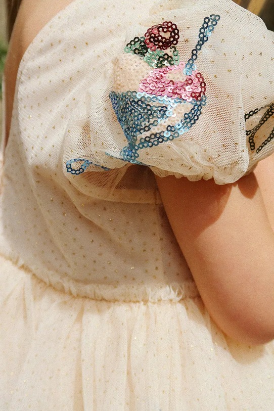 Dječja haljina Konges Sløjd YVONNE PUFF DRESS KS105138.PPY2