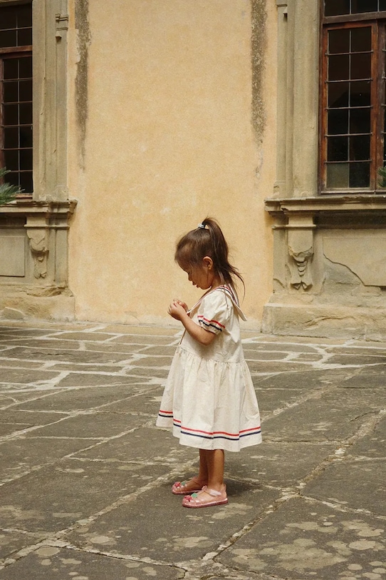 Παιδικό βαμβακερό φόρεμα Konges Sløjd ALLIE DRESS GOTS KS104629.PPY2