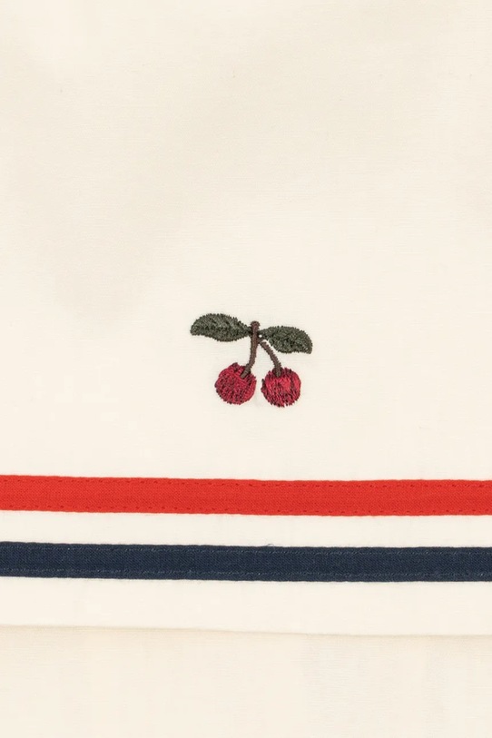 Konges Sløjd sukienka bawełniana dziecięca ALLIE DRESS GOTS beżowy KS104629.PPY2