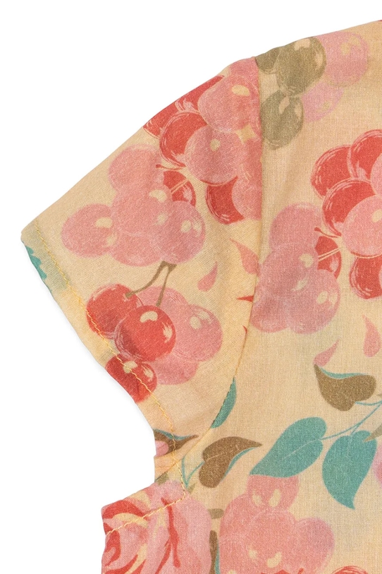 Konges Sløjd sukienka bawełniana dziecięca PACEY SS DRESS GOTS multicolor KS105027.PPY2