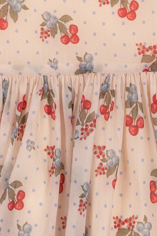 Konges Sløjd sukienka babydoll ZIA DRESS KS105140.PPY2