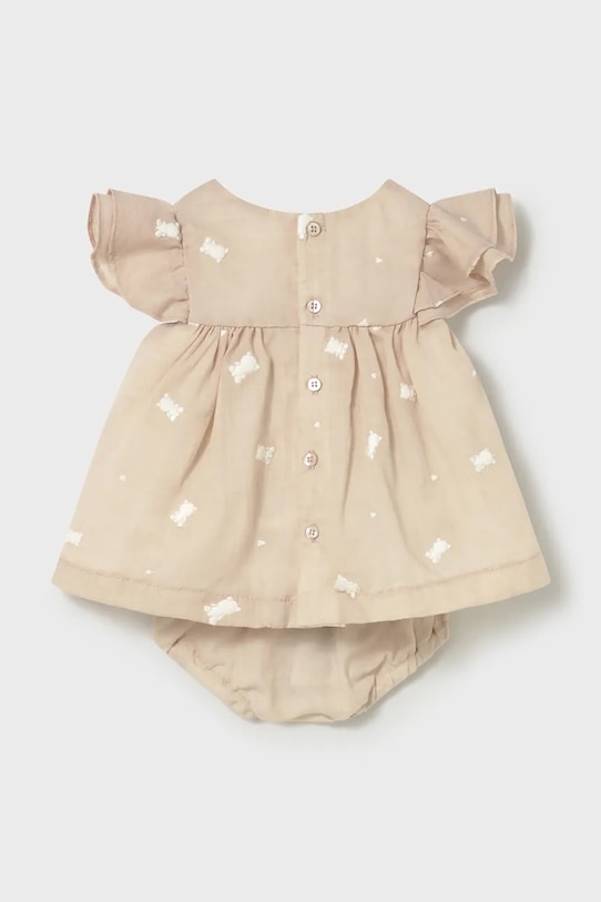 Mayoral Newborn sukienka 1802.2M.Newborn.PPY2 beżowy SS26