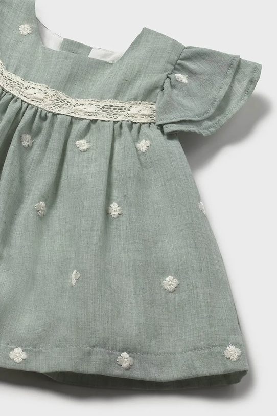 Dziewczynka Mayoral Newborn sukienka 1802.2M.Newborn.PPY2 zielony