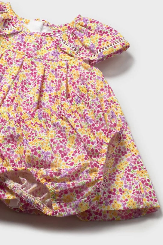 Девочка Детское хлопковое платье Mayoral Newborn 1806.2G.Newborn.PPY2 розовый