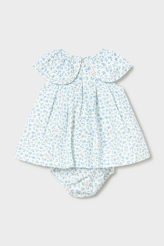 Mayoral Newborn sukienka bawełniana niemowlęca 1806.2G.Newborn.PPY2 niebieski SS26