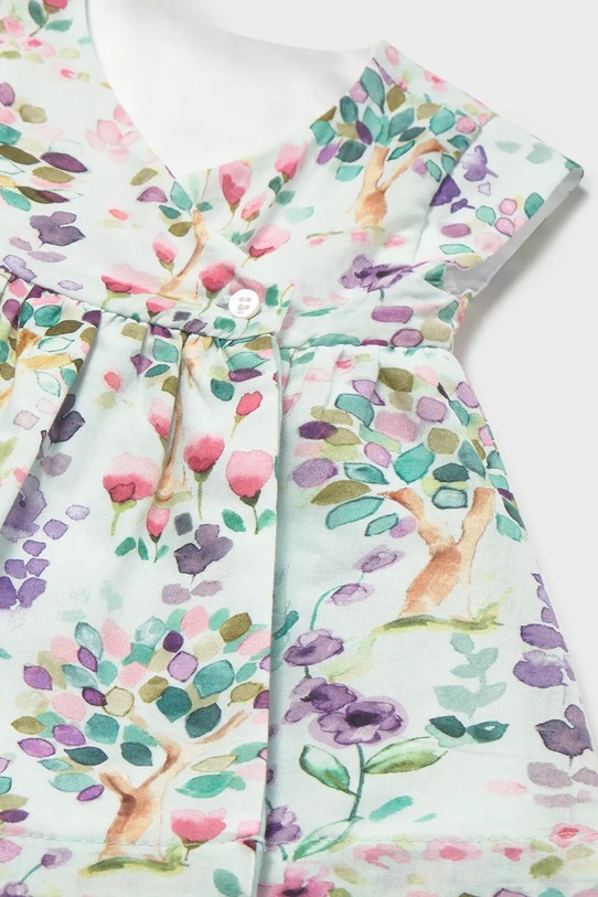 Dziewczynka Mayoral Newborn sukienka dwustronna niemowlęca 1807.2G.Newborn.PPY2 zielony