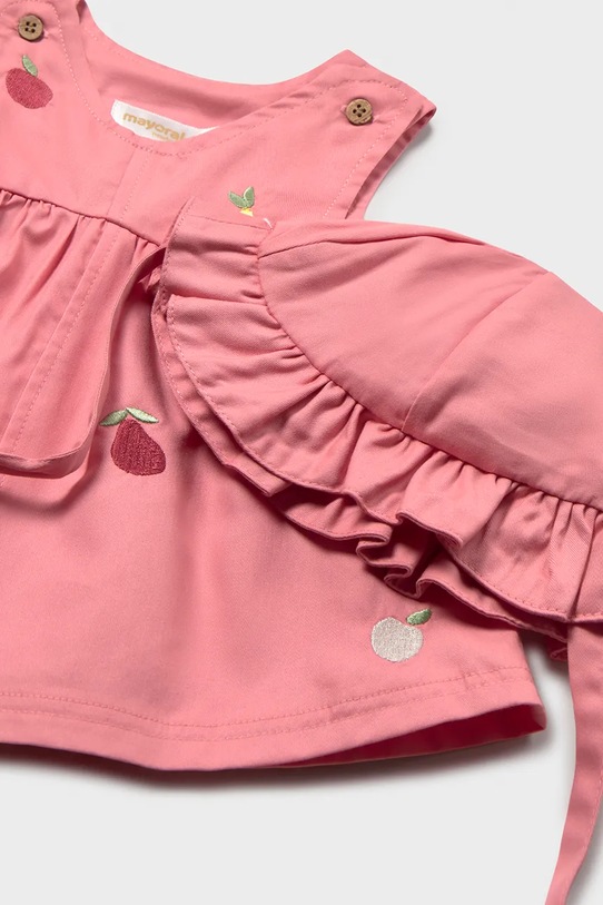 Dziewczynka Mayoral Newborn sukienka jeansowa niemowlęca 1816.2T.Newborn.PPY2 różowy
