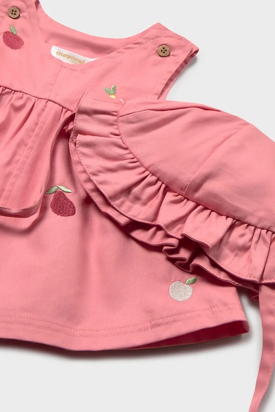 Dziewczynka Mayoral Newborn sukienka jeansowa niemowlęca 1816.2T.Newborn.PPY2 różowy