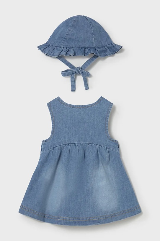 Mayoral Newborn sukienka jeansowa niemowlęca 1816.2T.Newborn.PPY2 niebieski SS26