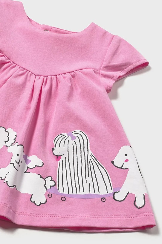 Dziewczynka Mayoral Newborn sukienka niemowlęca 1817.2V.Newborn.PPY2 różowy