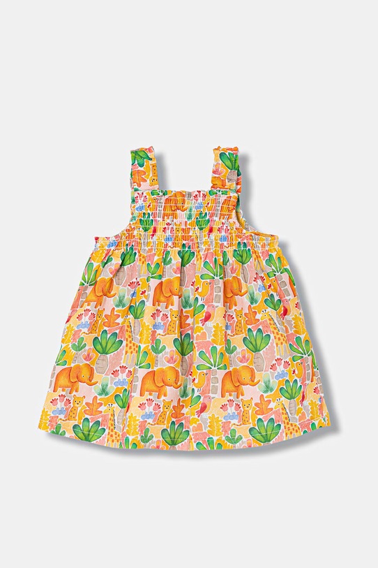 Mayoral Newborn sukienka bawełniana niemowlęca 1818.2V.Newborn.PPY2 pomarańczowy SS26