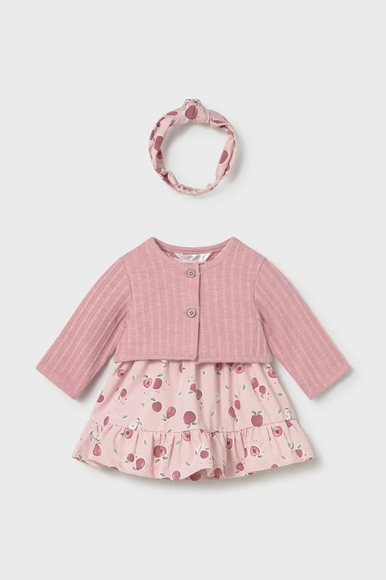 Komplet za bebe Mayoral Newborn pamuk roza 1821.2J.Newborn.PPY2