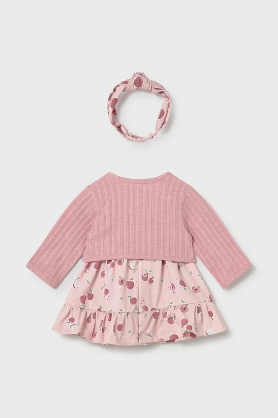 Komplet za bebe Mayoral Newborn 1821.2J.Newborn.PPY2 roza SS26