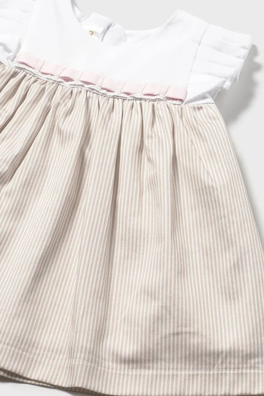 Девочка Платье для младенцев Mayoral Newborn 1824.2C.Newborn.PPY2 бежевый